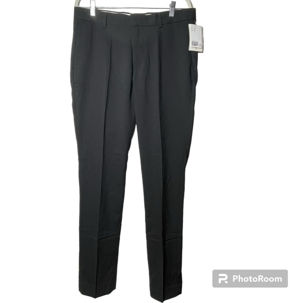 H&M NWT Men's Skinny Fit Coupe Moulante Stretch Slacks Dress Pant Black Size 34R
